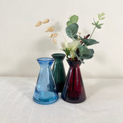 Mixed Case 11cm Recycled Glass "Tarifa" Straight Bud Vase