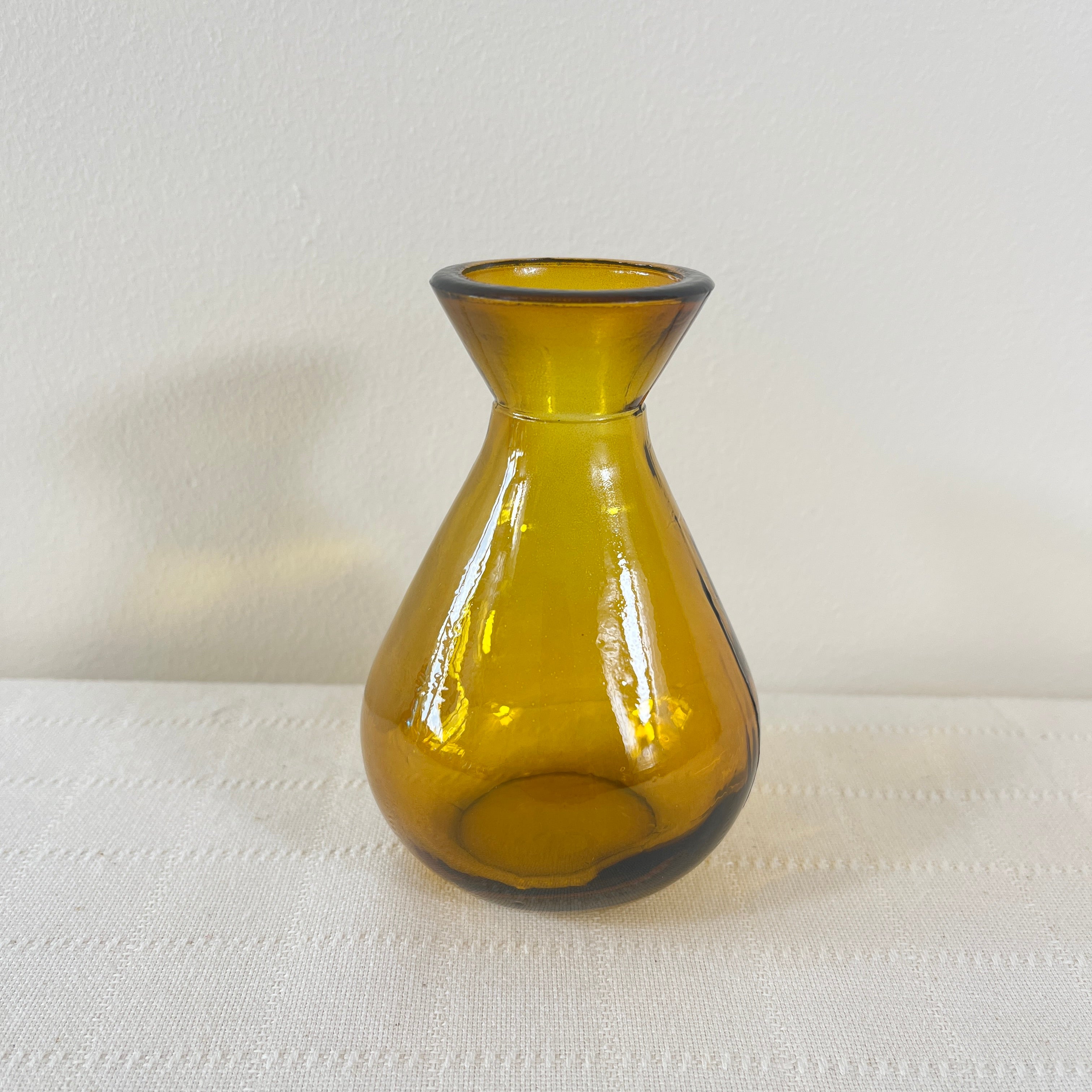 Recycled glass "Adra" bud vase 11cm