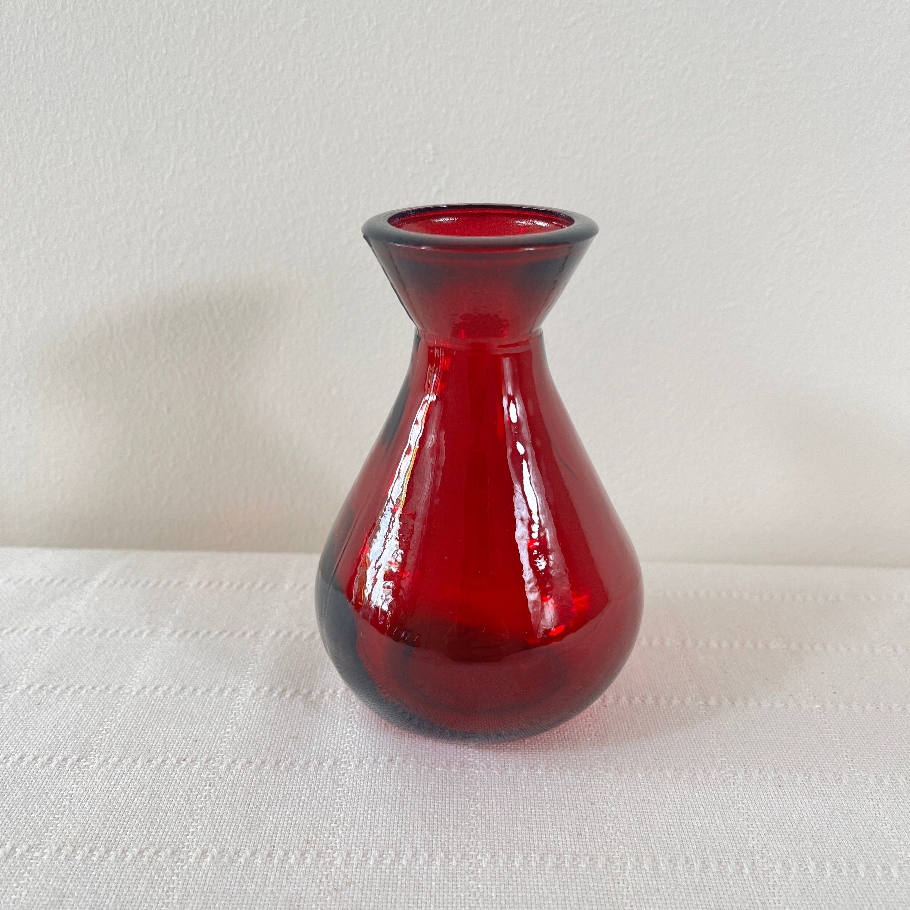 Recycled glass "Adra" bud vase 11cm