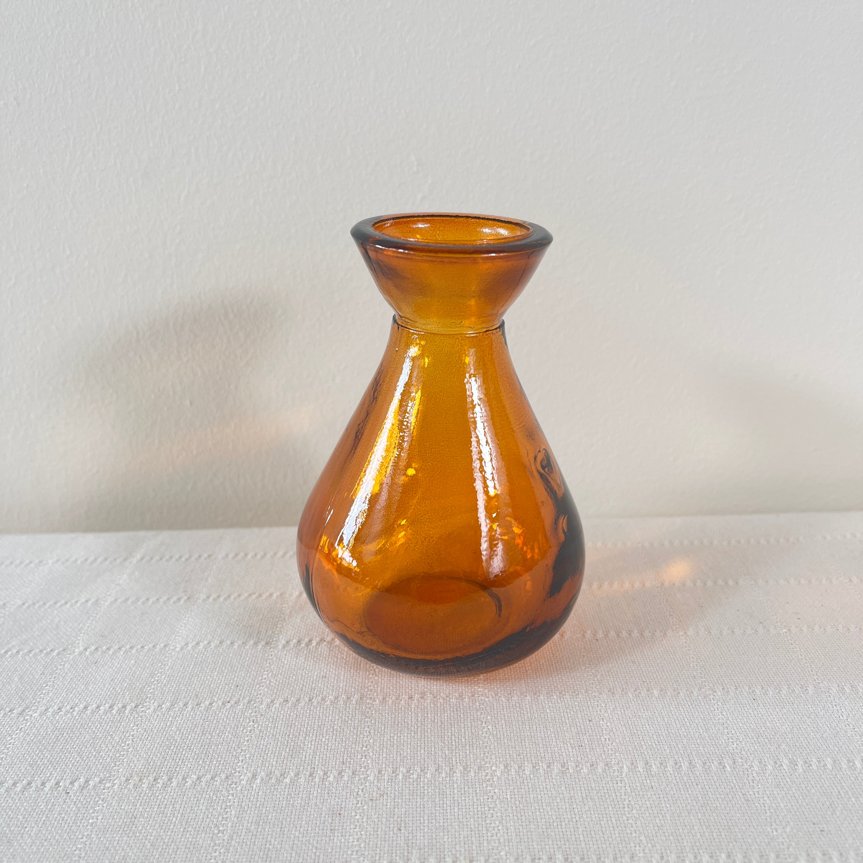 Recycled glass "Adra" bud vase 11cm