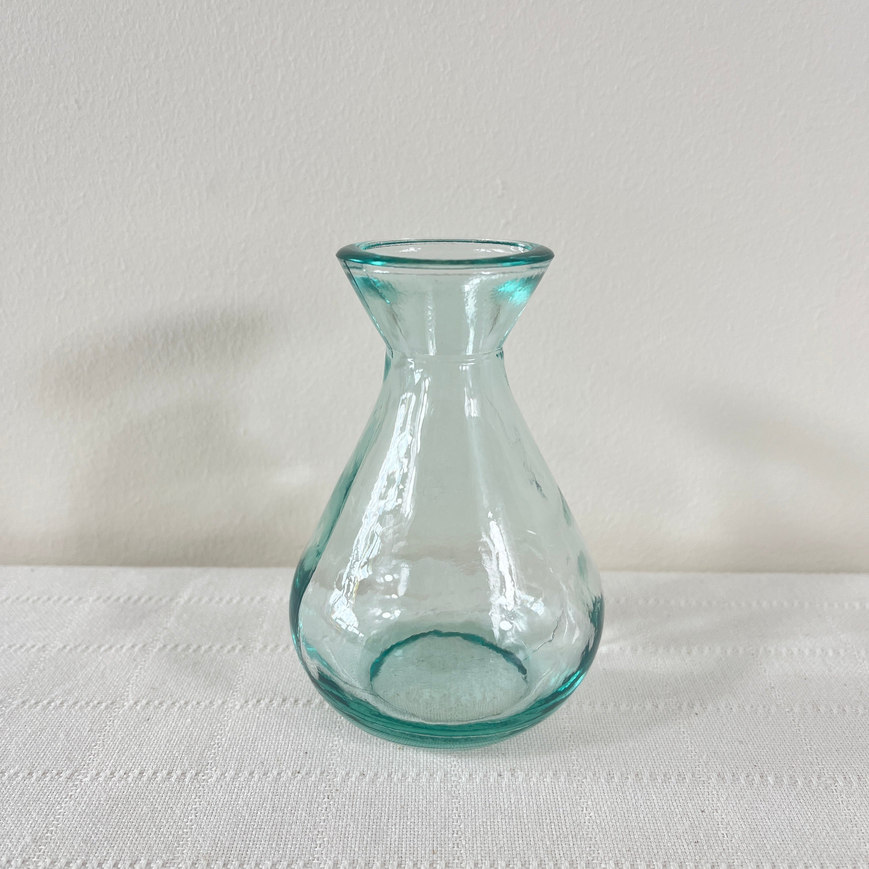 Recycled glass "Adra" bud vase 11cm