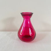 Recycled glass "Adra" bud vase 11cm