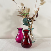 Mixed Case 11cm Recycled Glass "Adra" Bud Vase