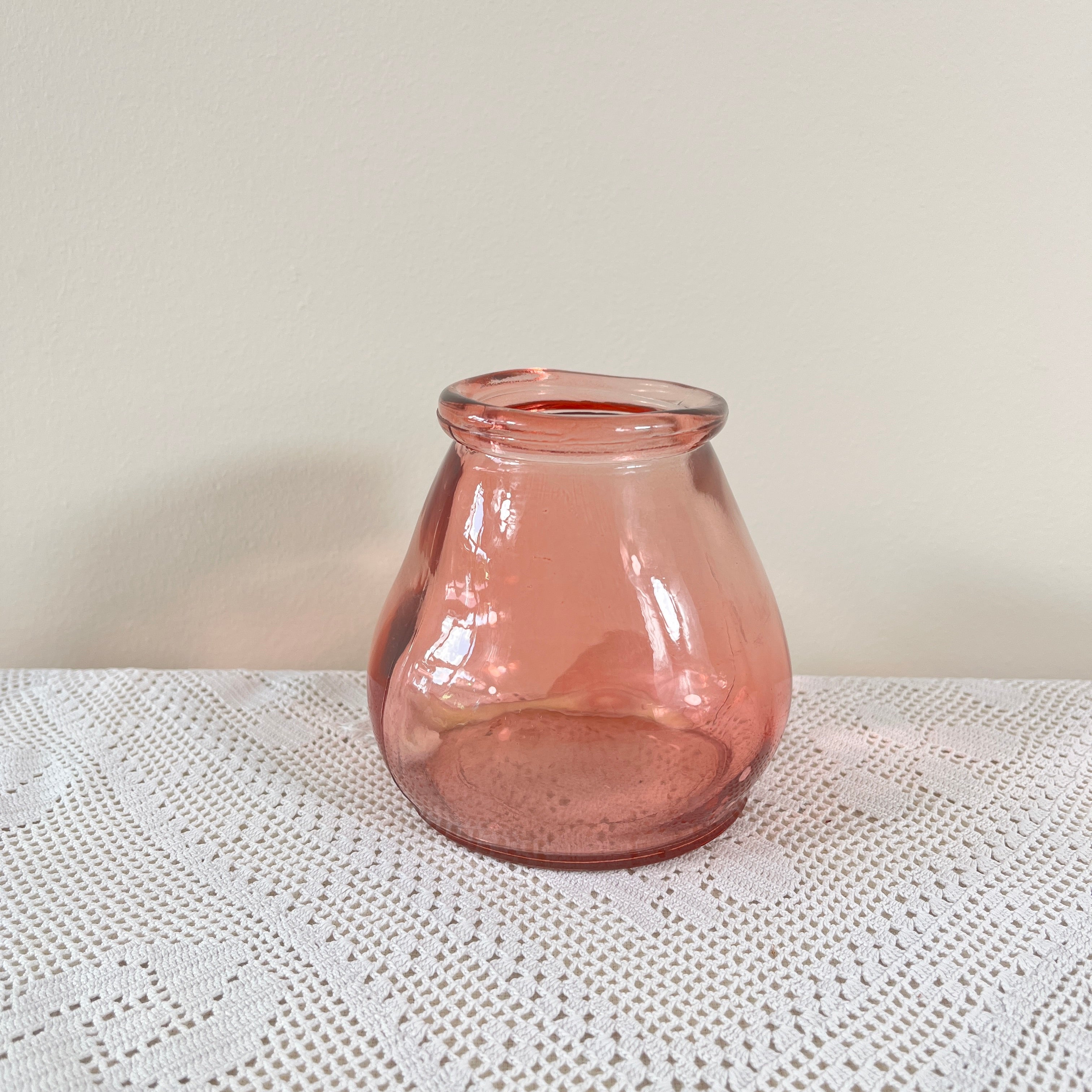 Recycled Glass colourful Tea Light Holder