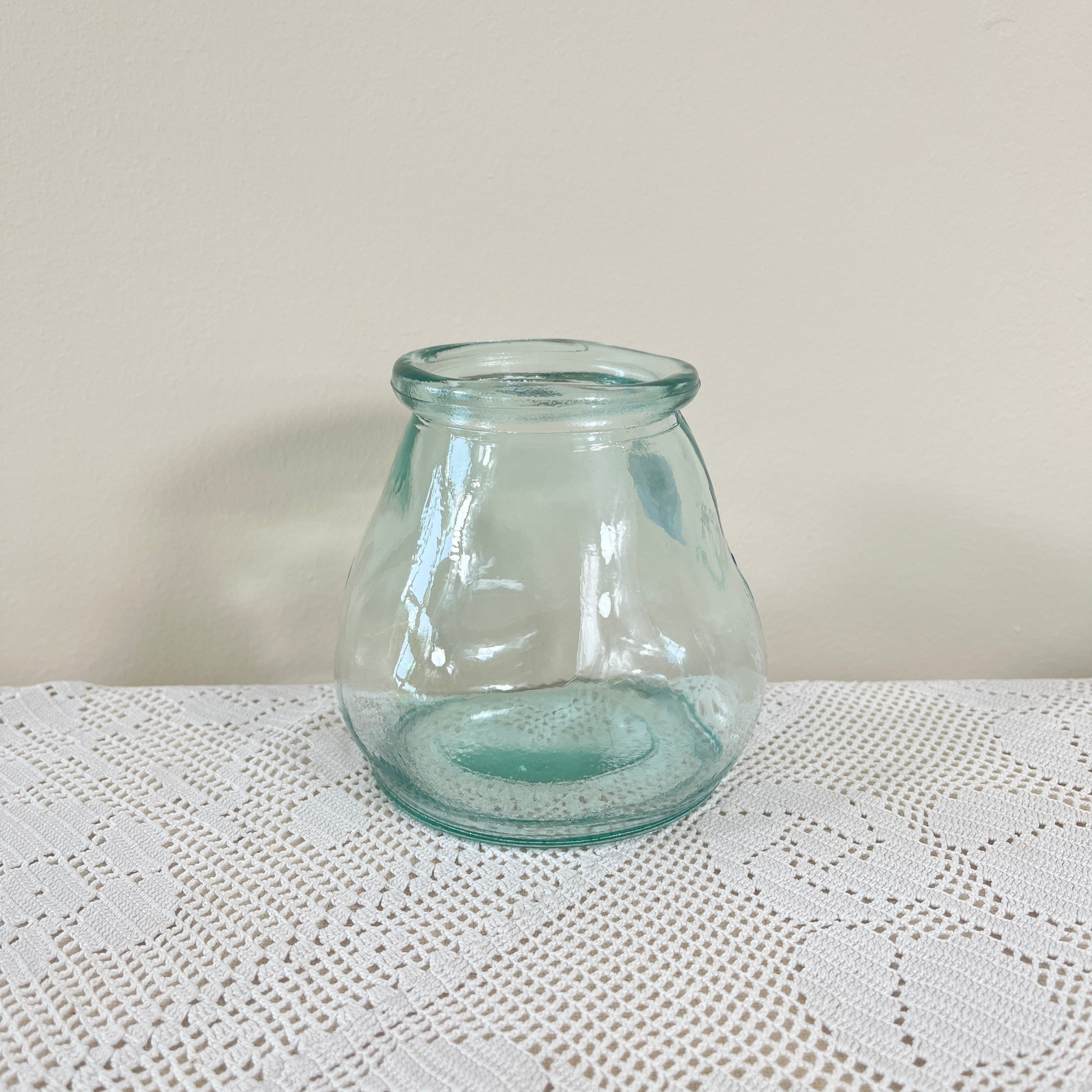 Recycled Glass colourful Tea Light Holder
