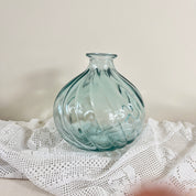 Recycled Glass Spiral Vase 17cm