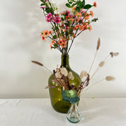 Garrafa Demijohn Bottle  Recycled Glass Vase 30cm