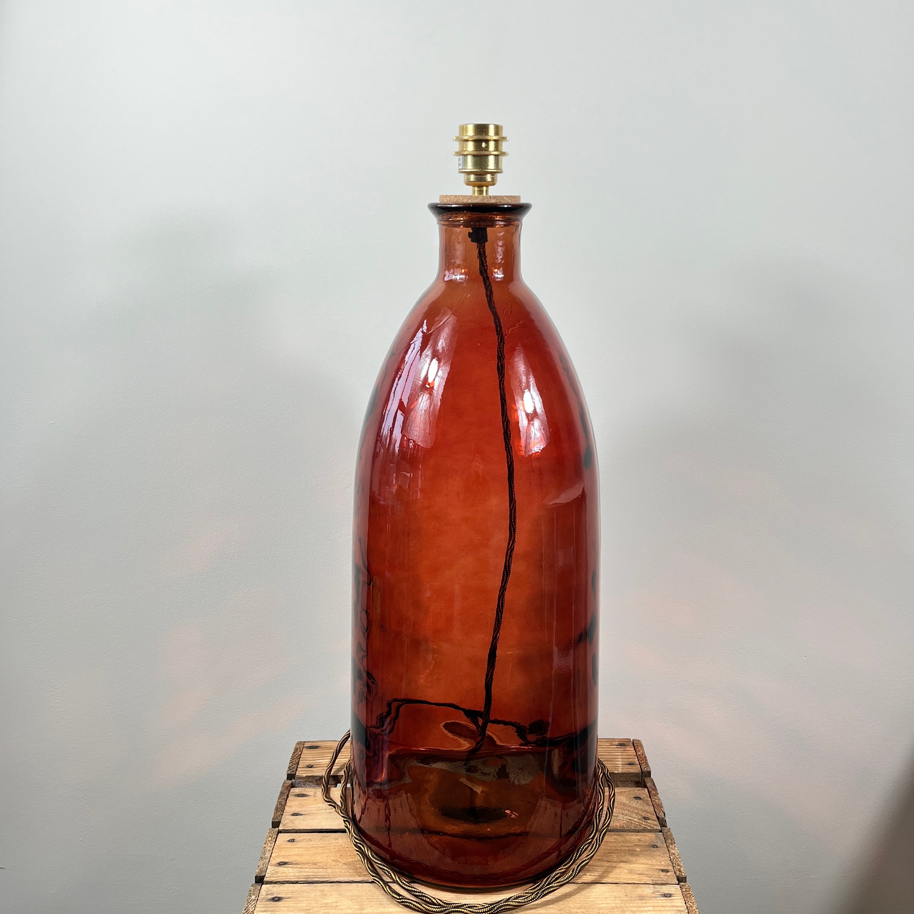 Recycled Glass 67cm Boston Lamp