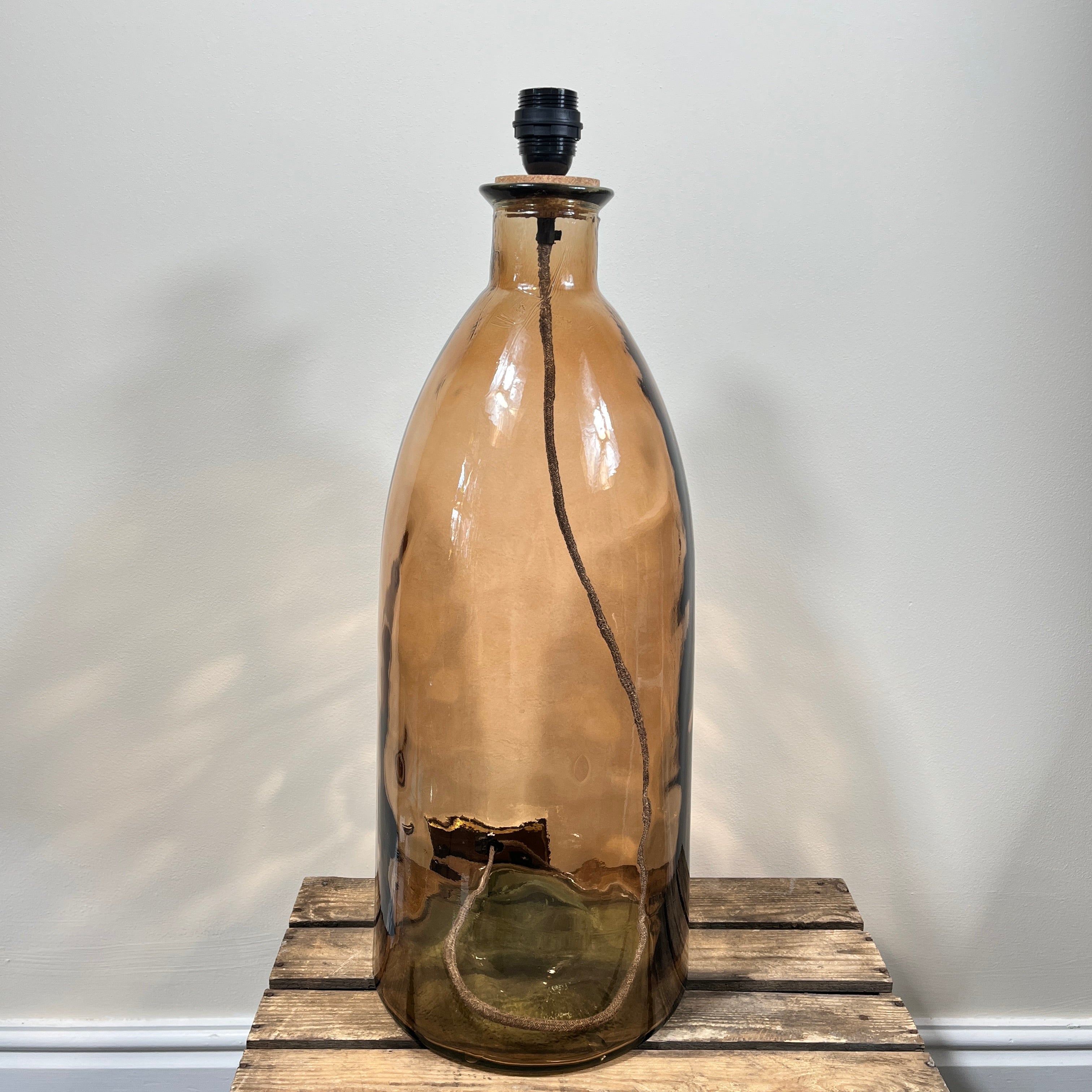 Recycled Glass 67cm Boston Lamp