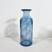 Recycled Glass Cow Parsley 19cm Vase