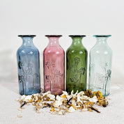 Recycled Glass Cow Parsley 19cm Vase