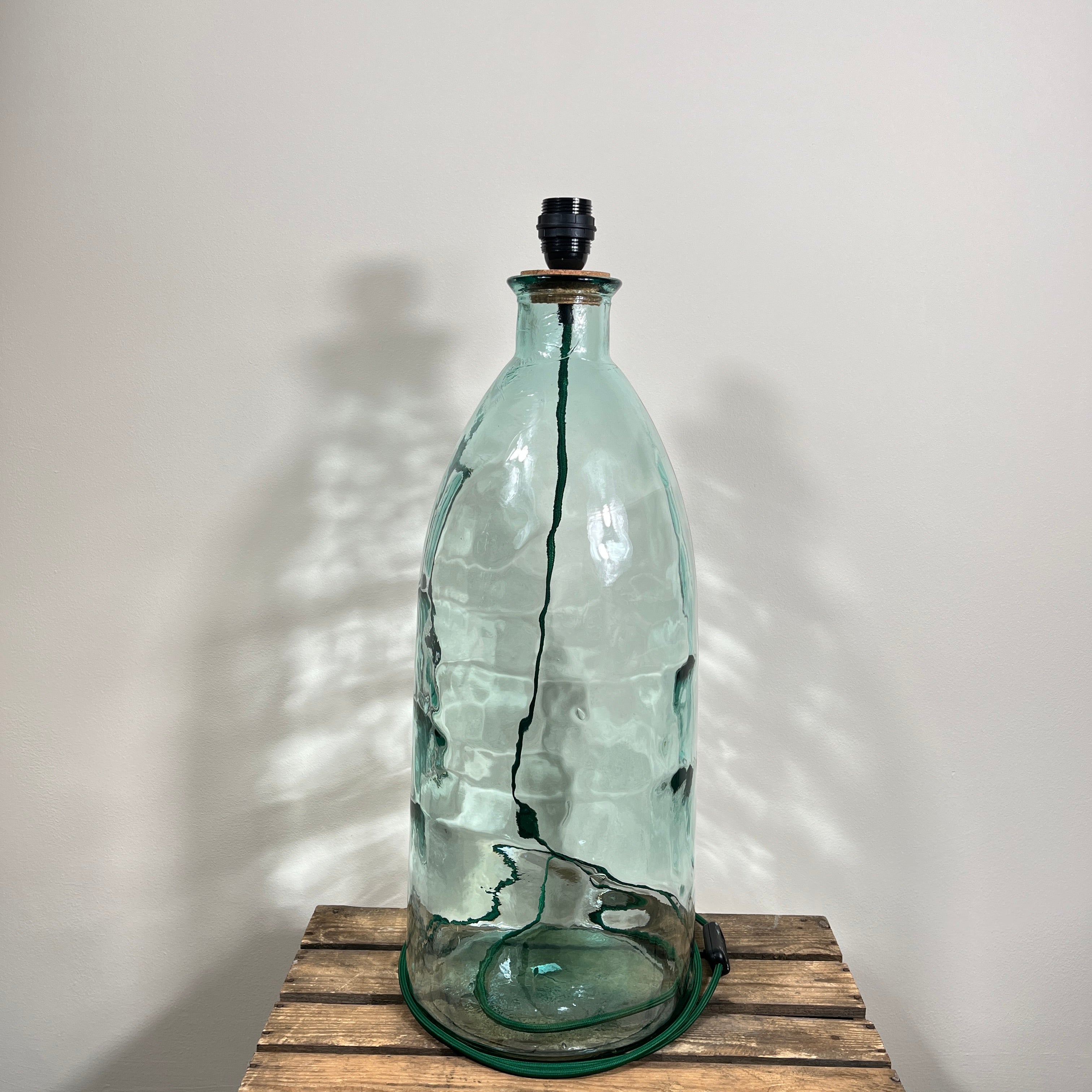 Recycled Glass 67cm Boston Lamp