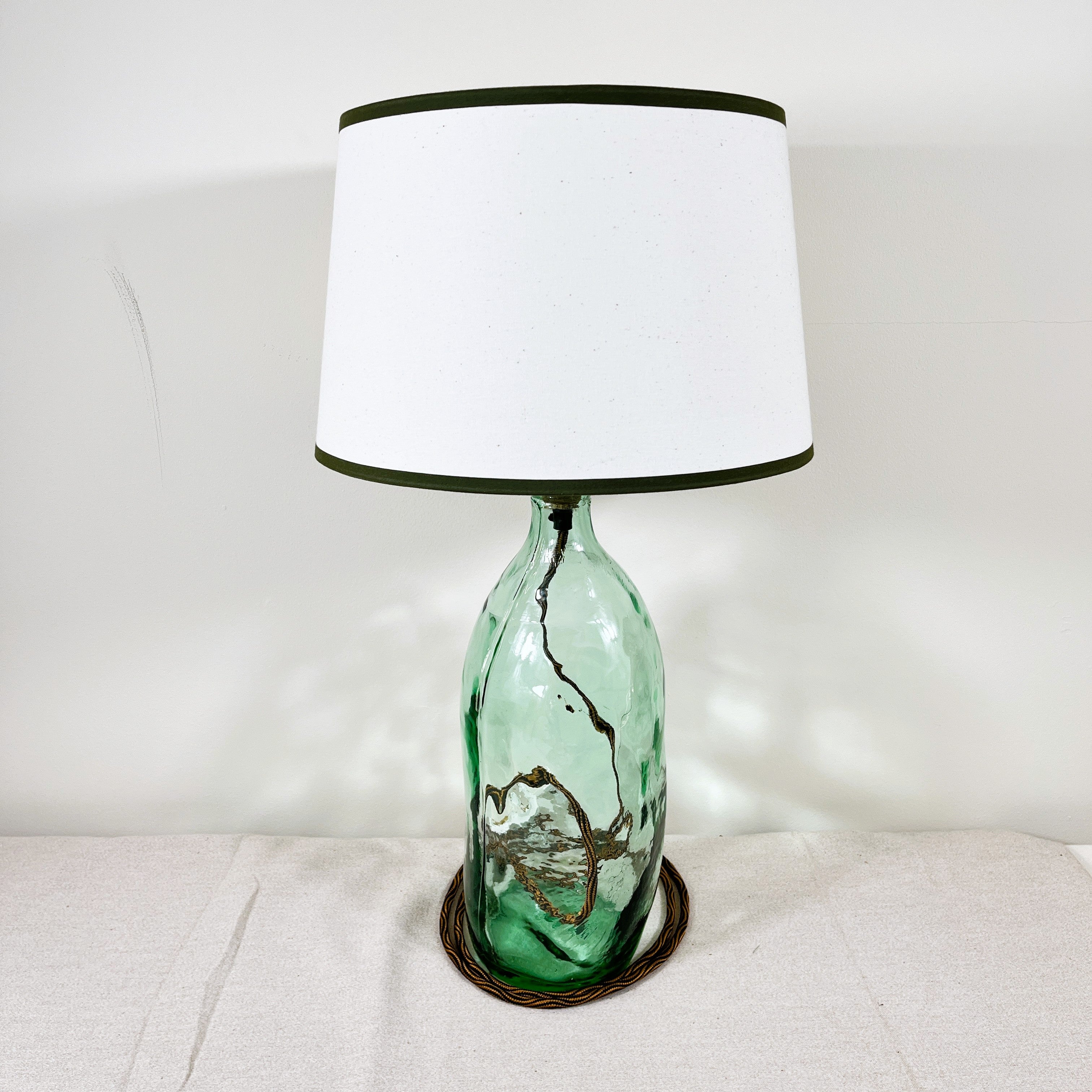 Recycled Glass 44cm Oasis Lamp