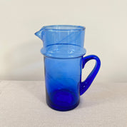 Moroccan Handmade Recycled Glass 1 litre Jug