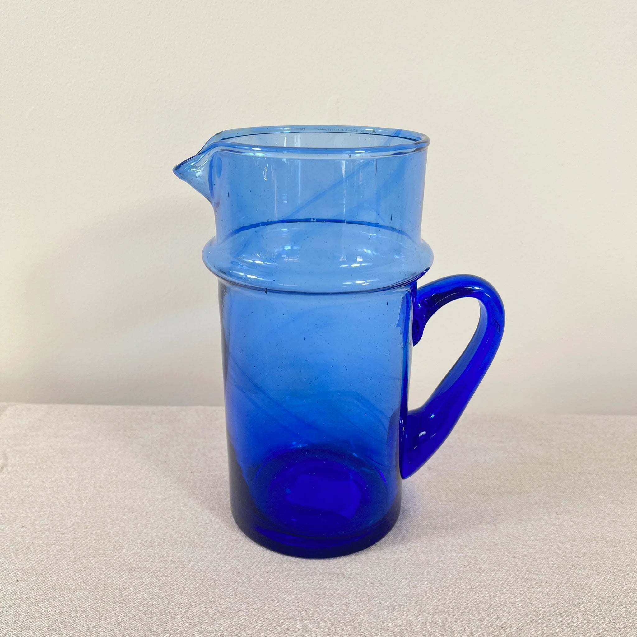 Moroccan Recycled Glass Jug and Tumbler Bundle Set