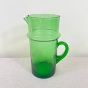 Moroccan Handmade Recycled Glass 1 litre Jug