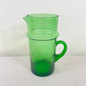 Moroccan Recycled Glass Jug and Tumbler Bundle Set