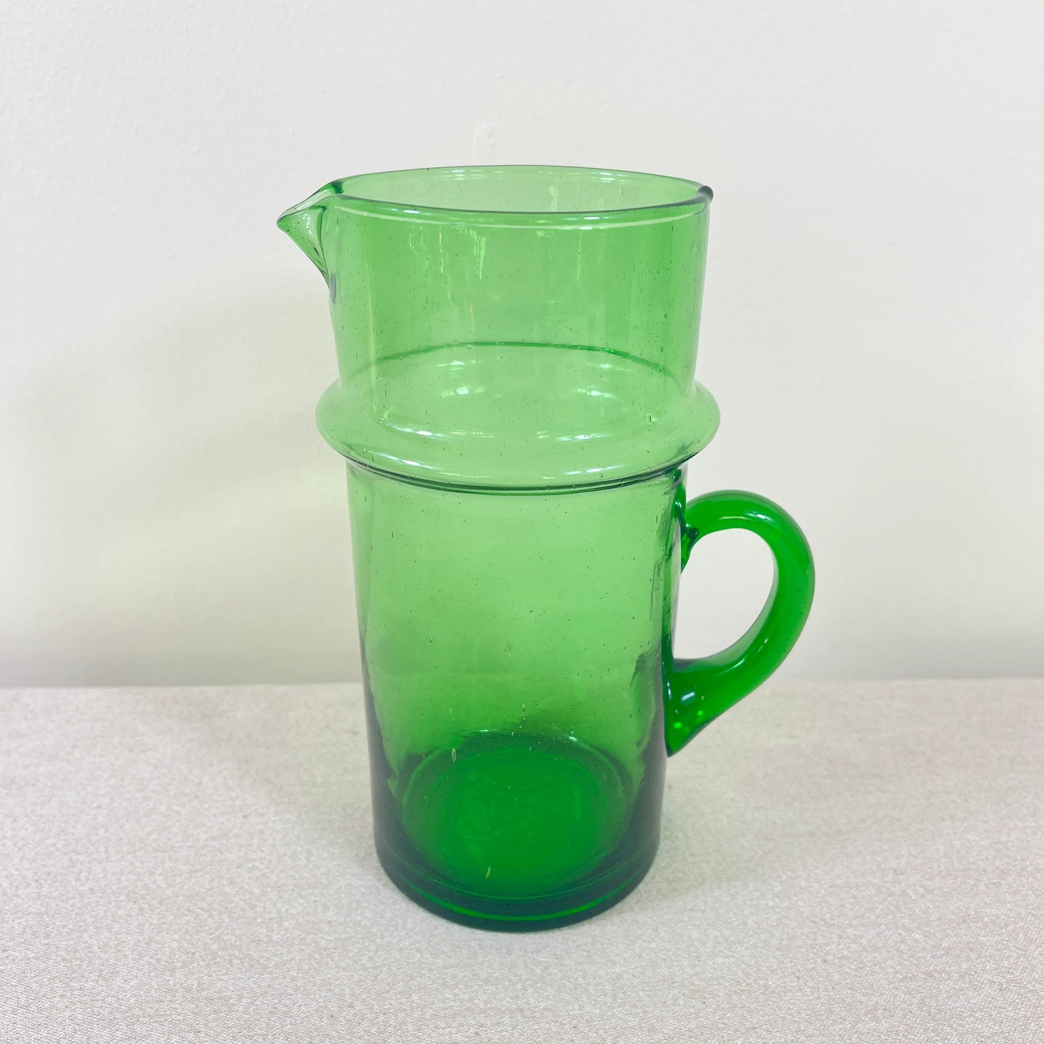 Moroccan Recycled Glass Jug and Tumbler Bundle Set