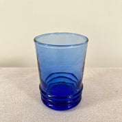 Moroccan Handmade Recycled Glass Ripple Tumbler 150ml