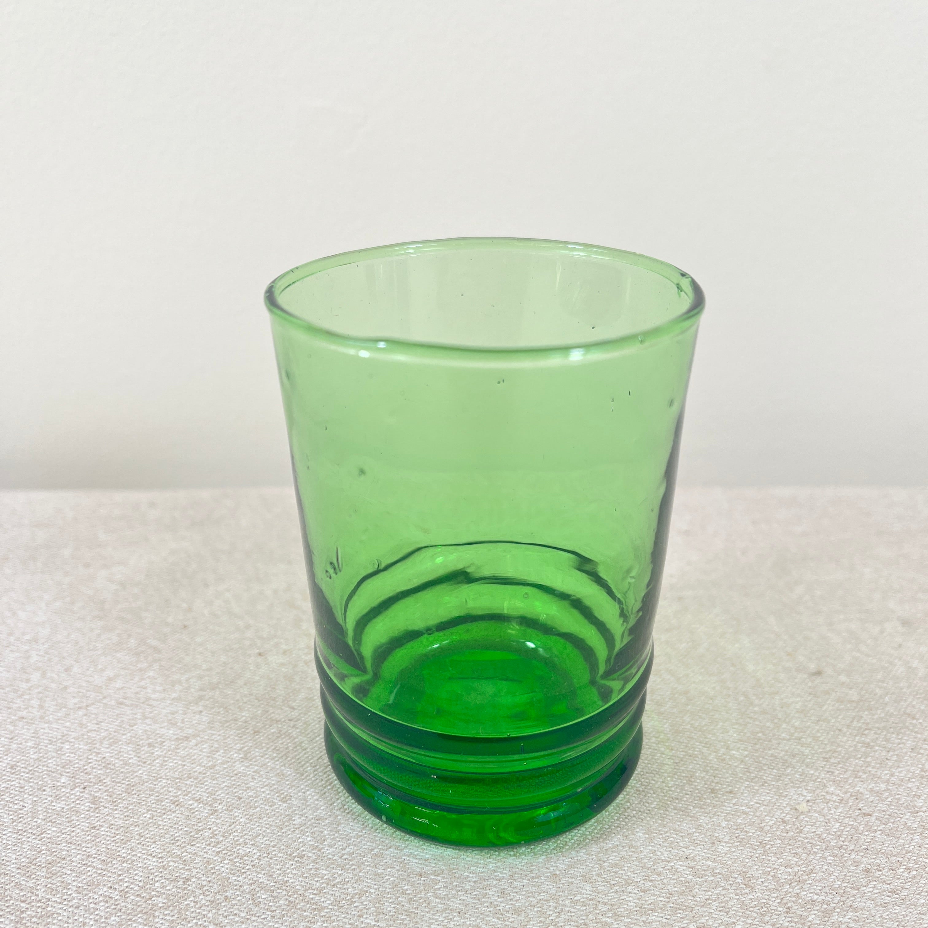 Moroccan Handmade Recycled Glass Ripple Tumbler 150ml