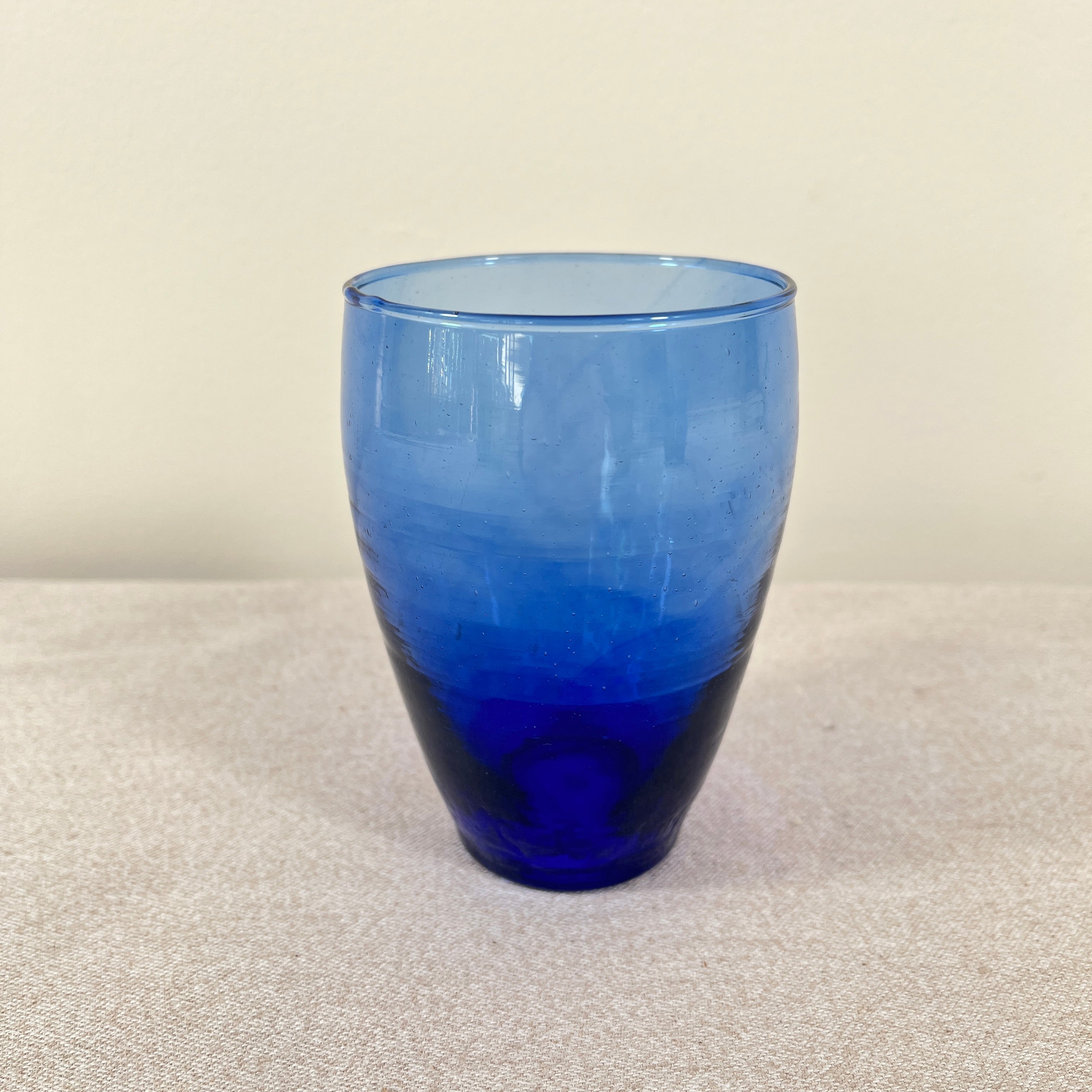 Moroccan Handmade Recycled Glass Cone tumbler - 300ml
