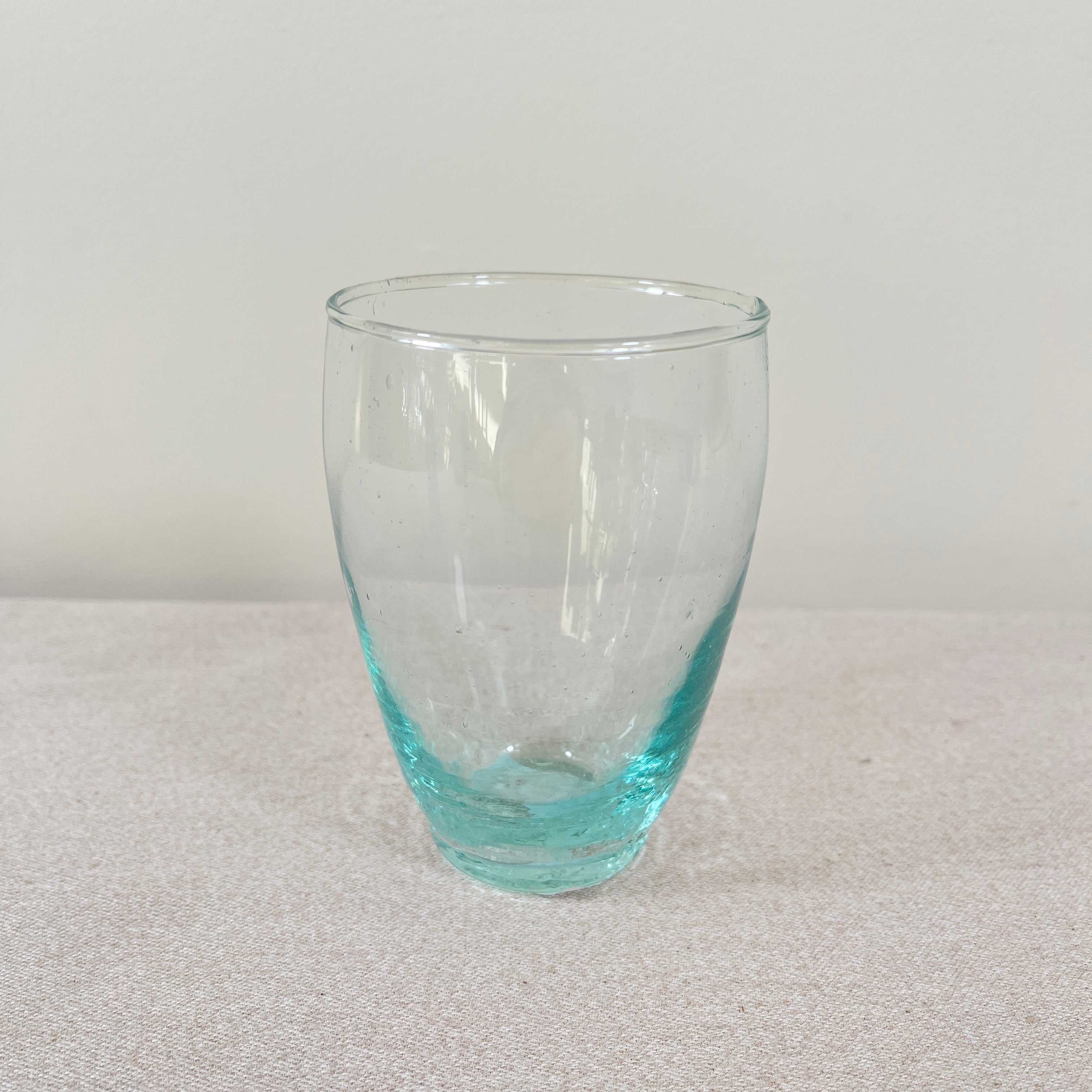 Moroccan Handmade Recycled Glass Cone tumbler - 300ml
