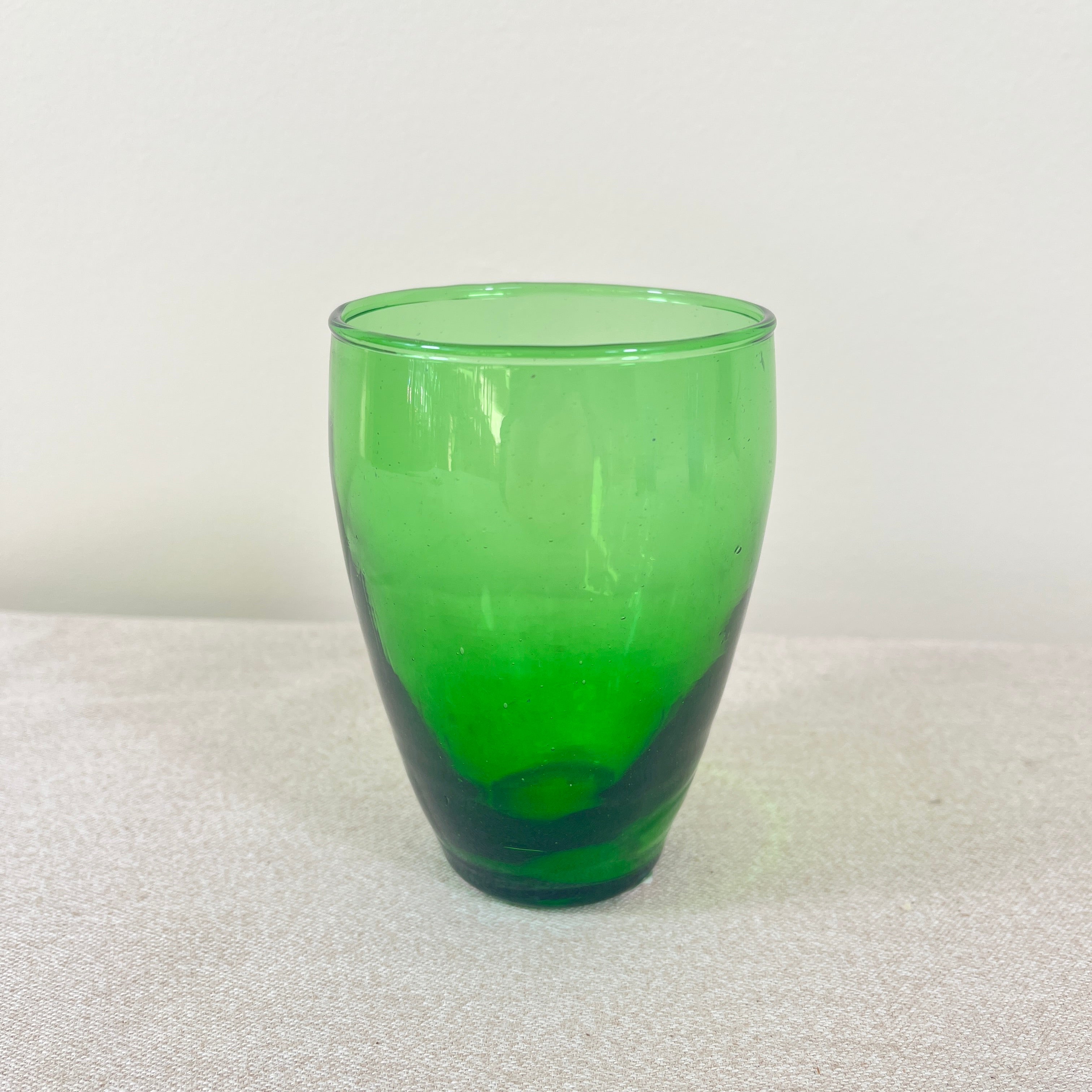 Moroccan Handmade Recycled Glass Cone tumbler - 300ml
