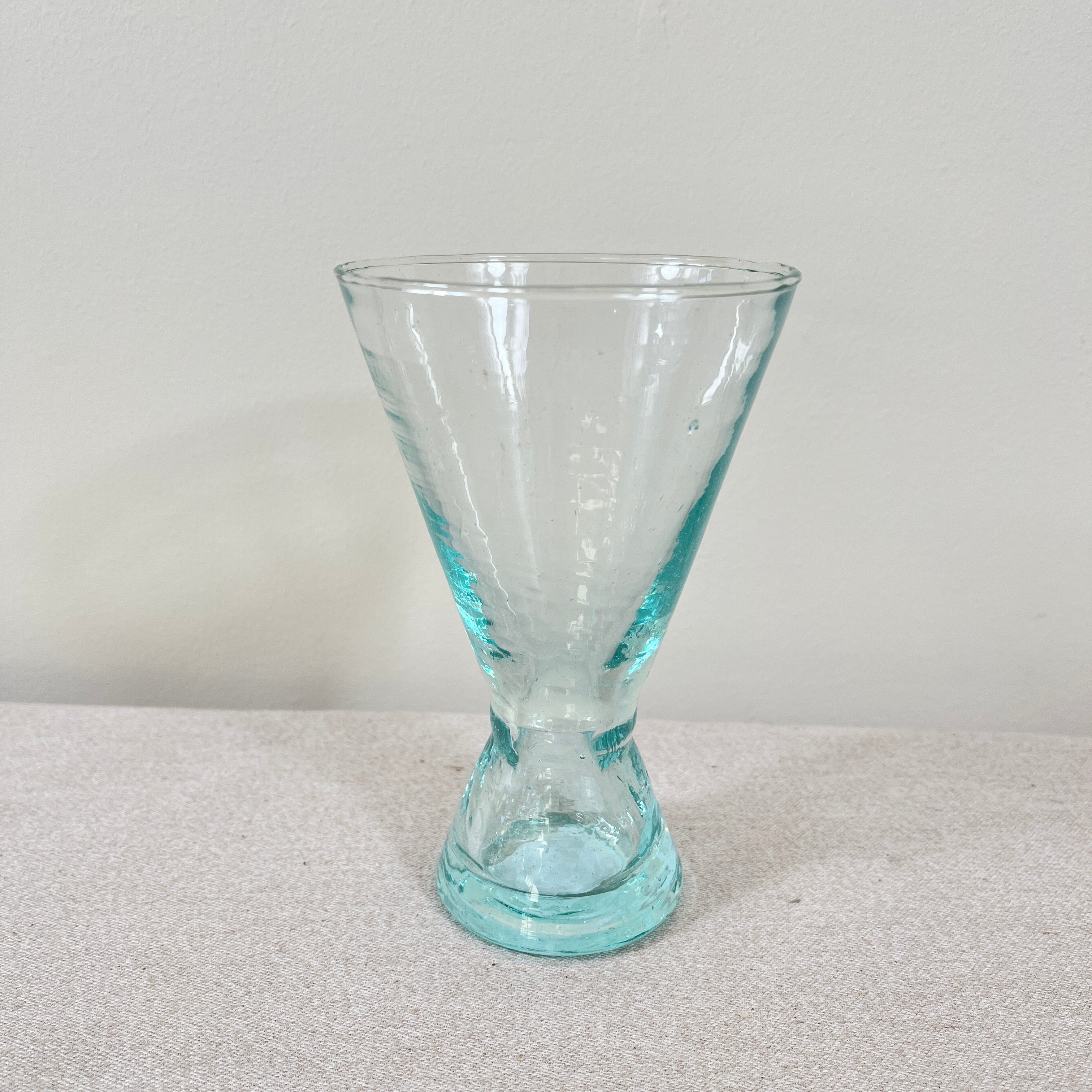 Moroccan Handmade Recycled Glass Martini 250ml