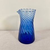 Moroccan Handmade Recycled Glass Twist Carafe - 1 Litre