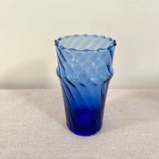 Moroccan Handmade Recycled Glass Moyen Twist Tumbler - 300ml