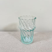 Moroccan Handmade Recycled Glass Petit Twist Tumbler - 170ml