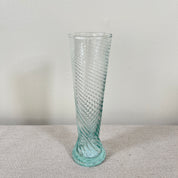 Moroccan Handmade Recycled Glass Twist Flute 200ml