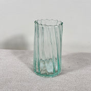Moroccan Handmade Recycled Glass Twist Tumbler - 330ml