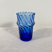 Moroccan Handmade Recycled Glass Petit Twist Tumbler - 170ml