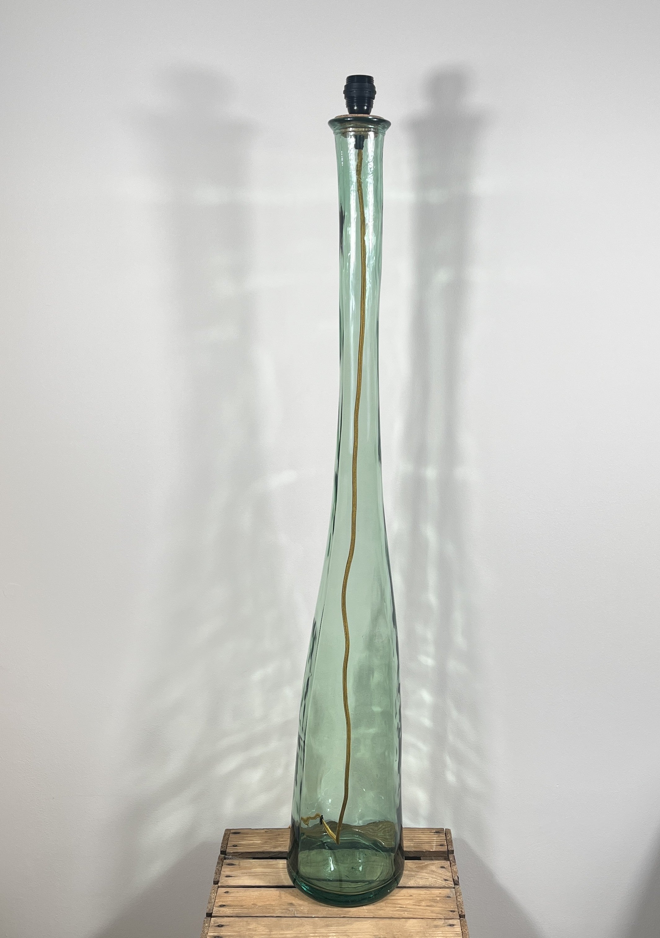 Recycled Glass Jarron Floor Lamp 126cm
