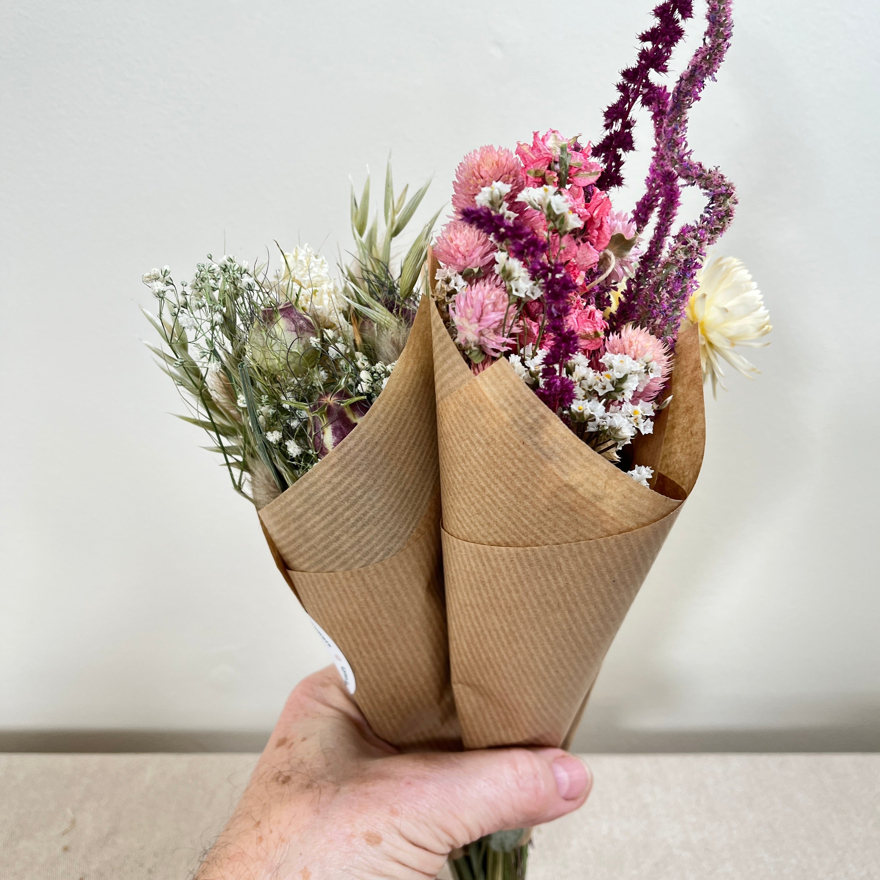 Mini Dried Flower Bouquet