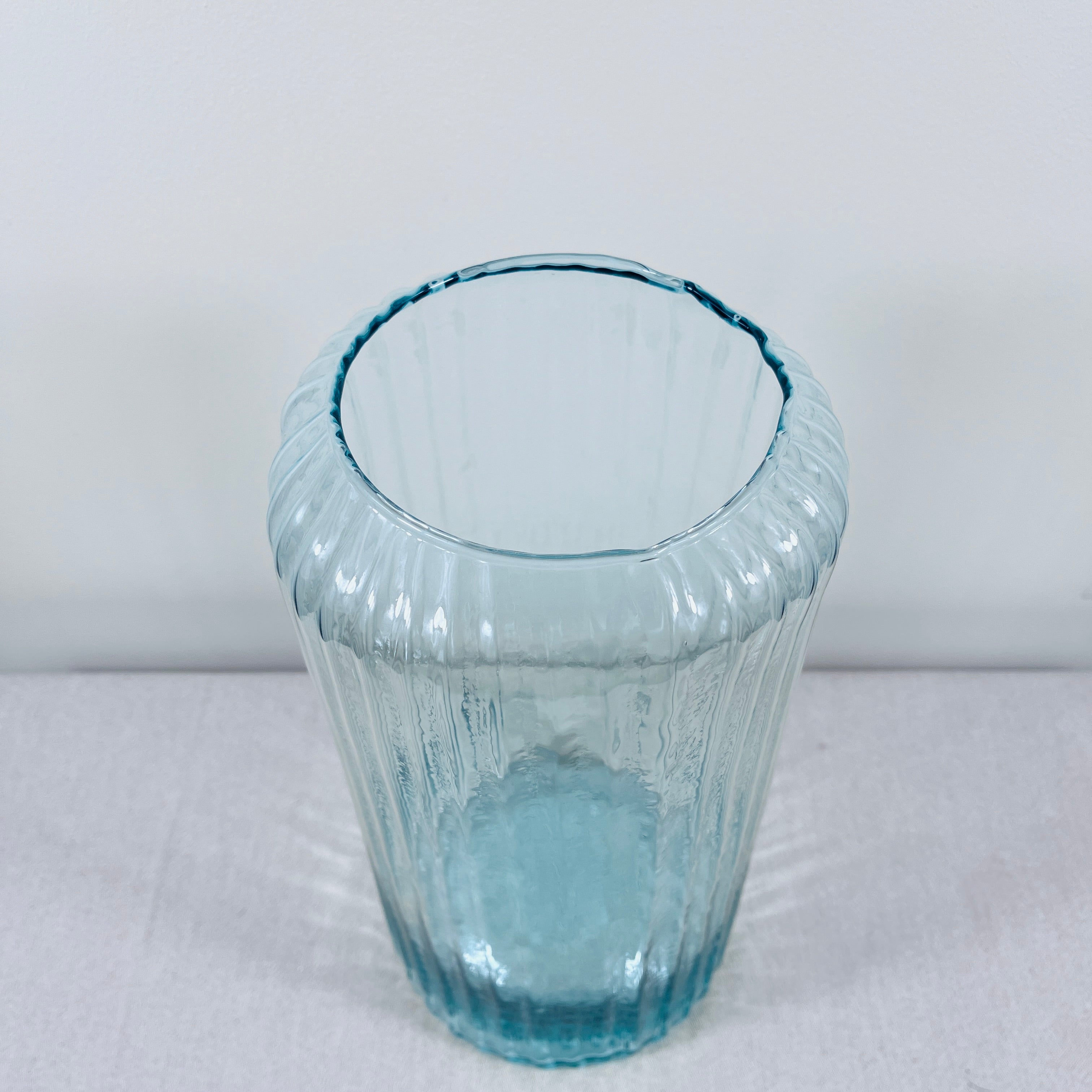 Recycled glass Column Vase