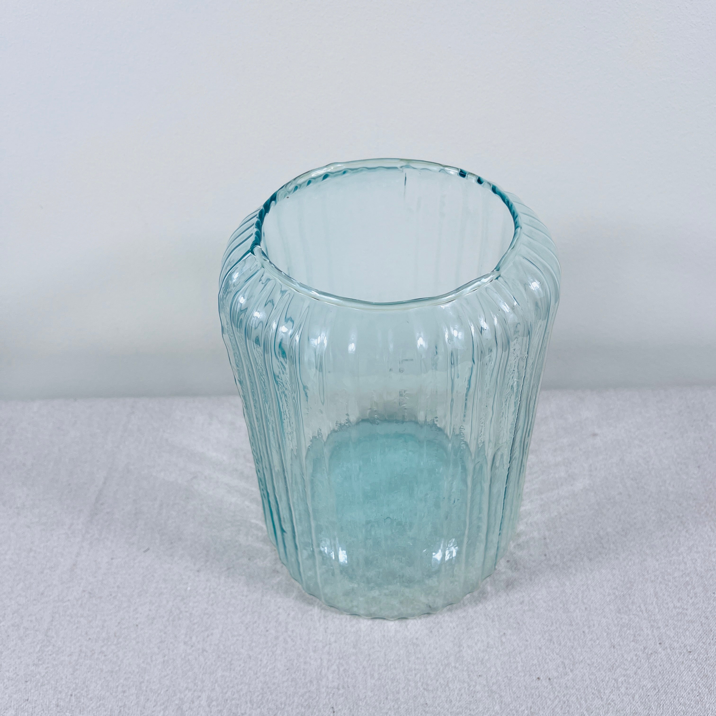 Recycled glass Column Vase