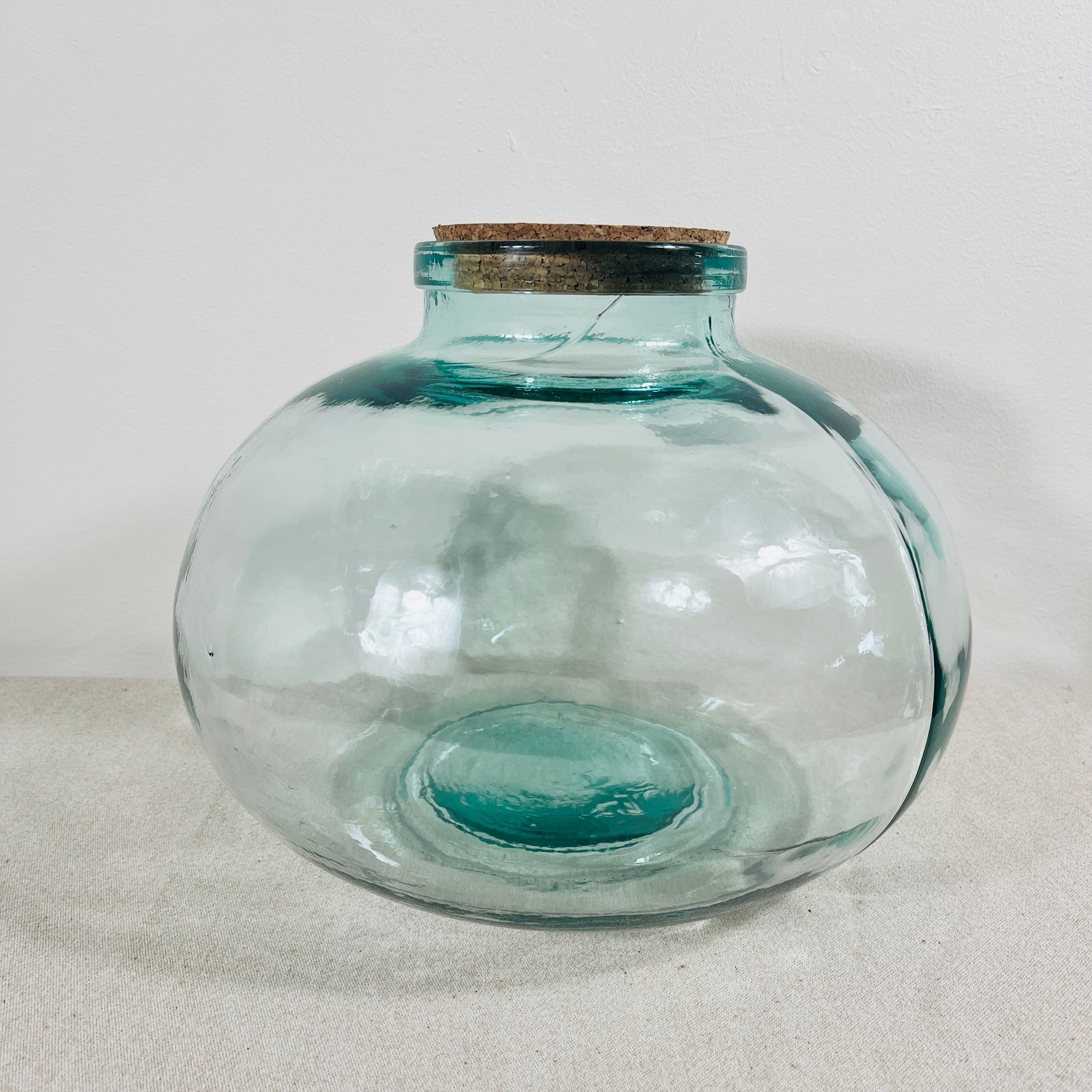 Recycled Glass Garrafa Jar Vase 23cm