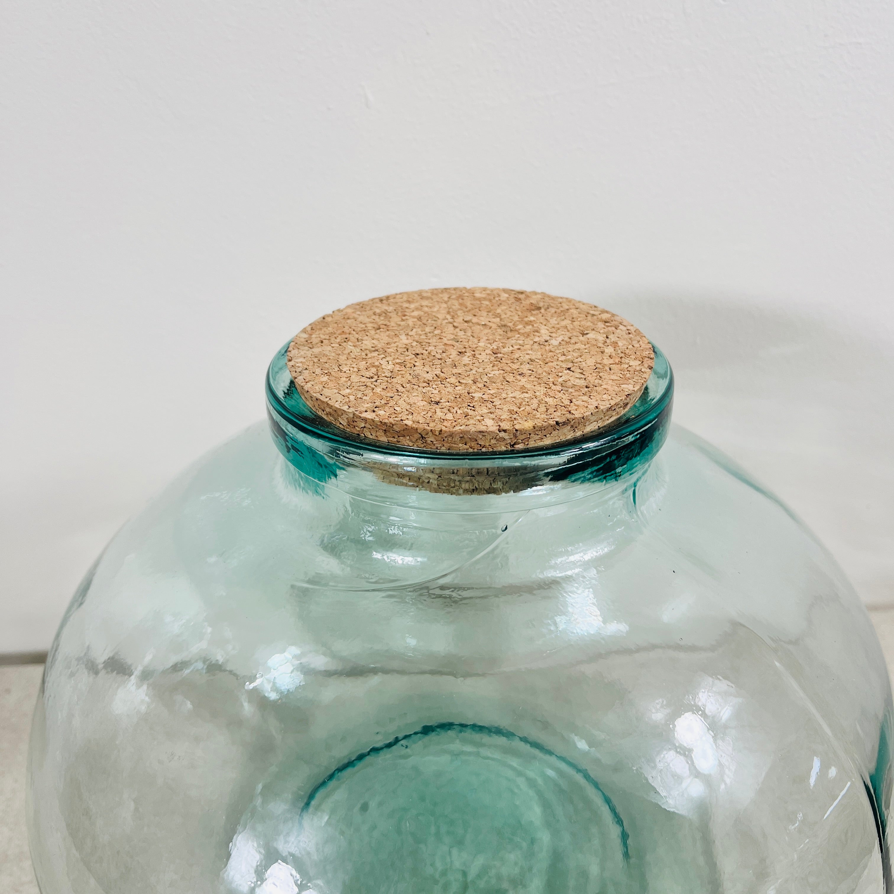 Recycled Glass Garrafa Jar Vase 23cm