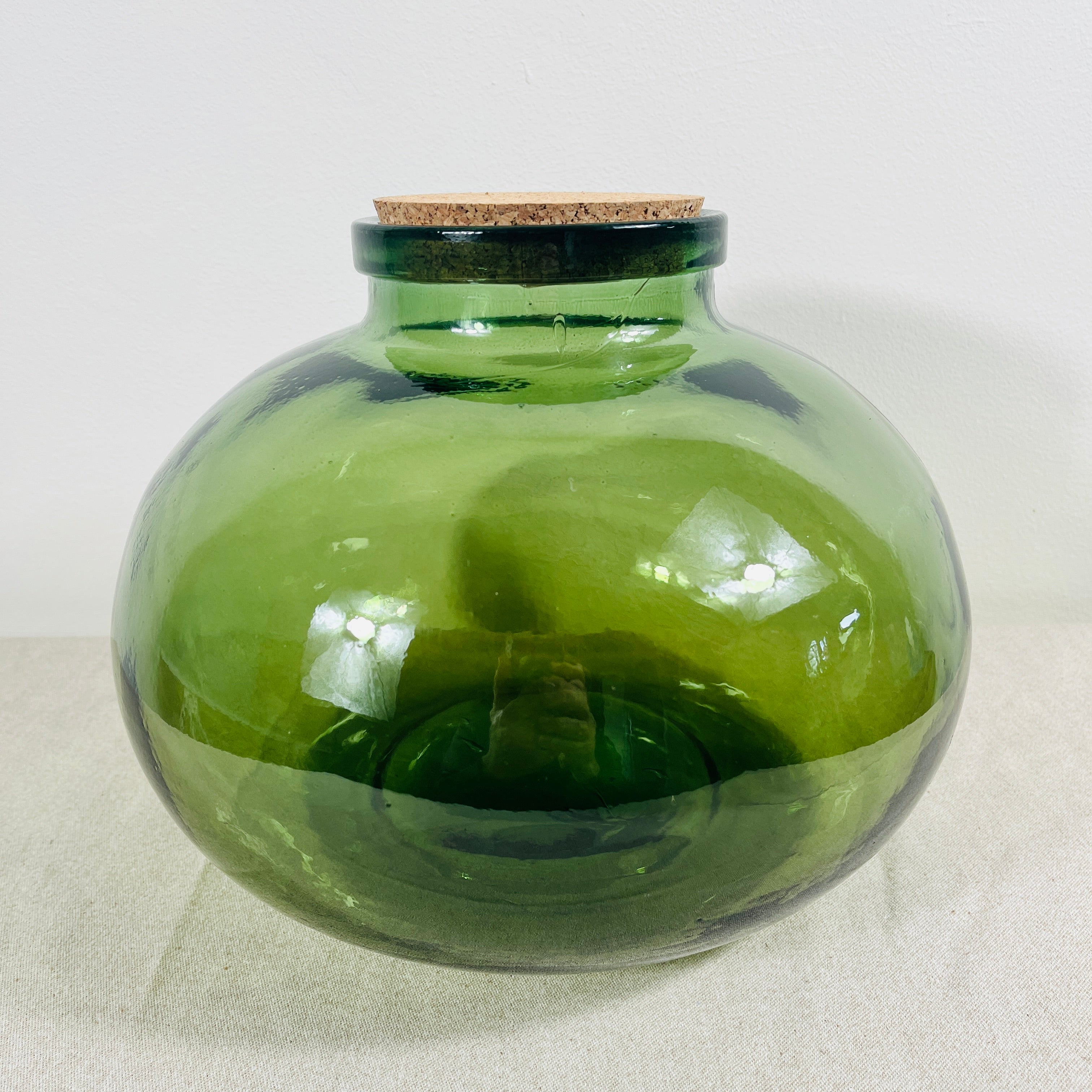Recycled Glass Garrafa Jar Vase 23cm