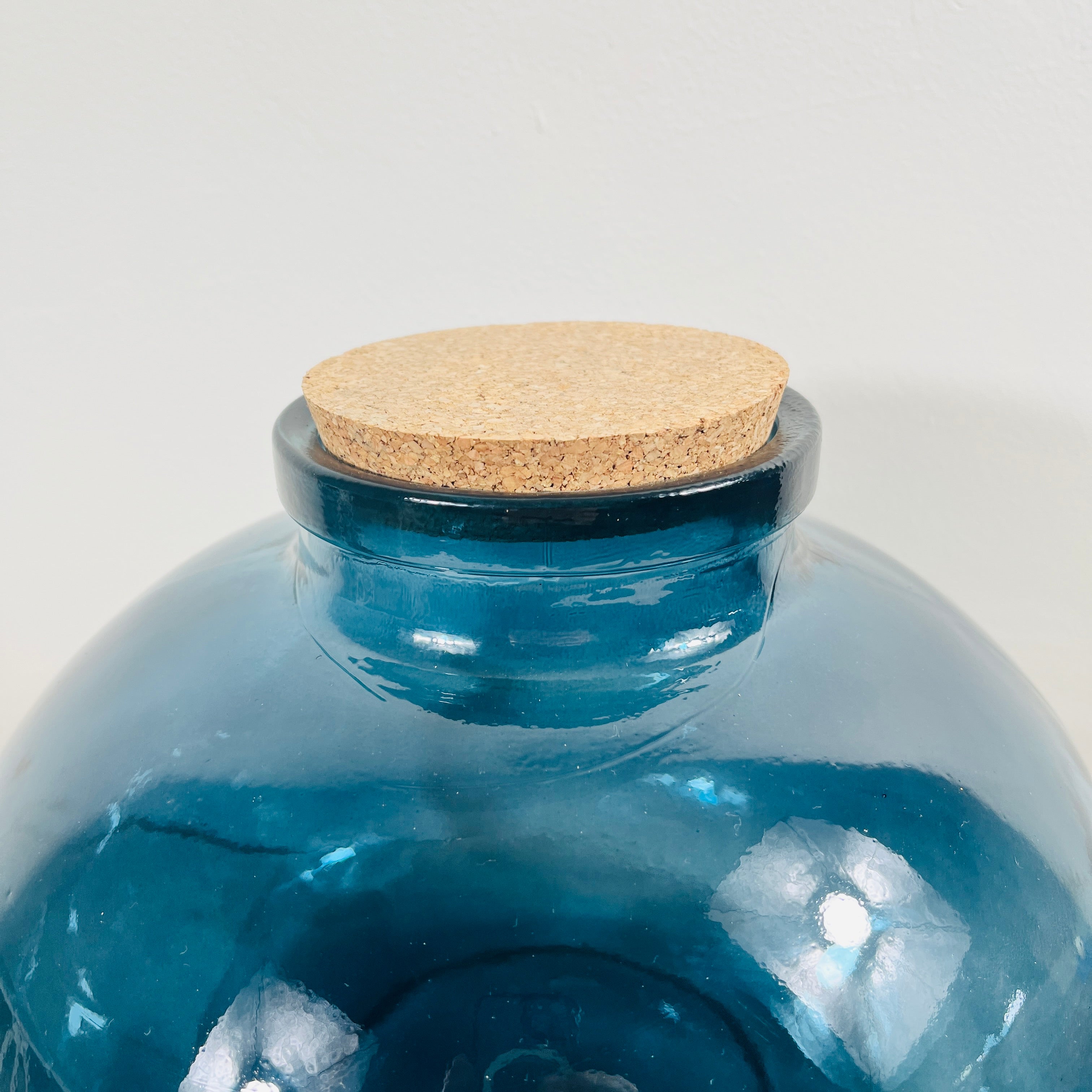 Recycled Glass Garrafa Jar Vase 23cm