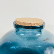 Recycled Glass Garrafa Jar Vase 23cm