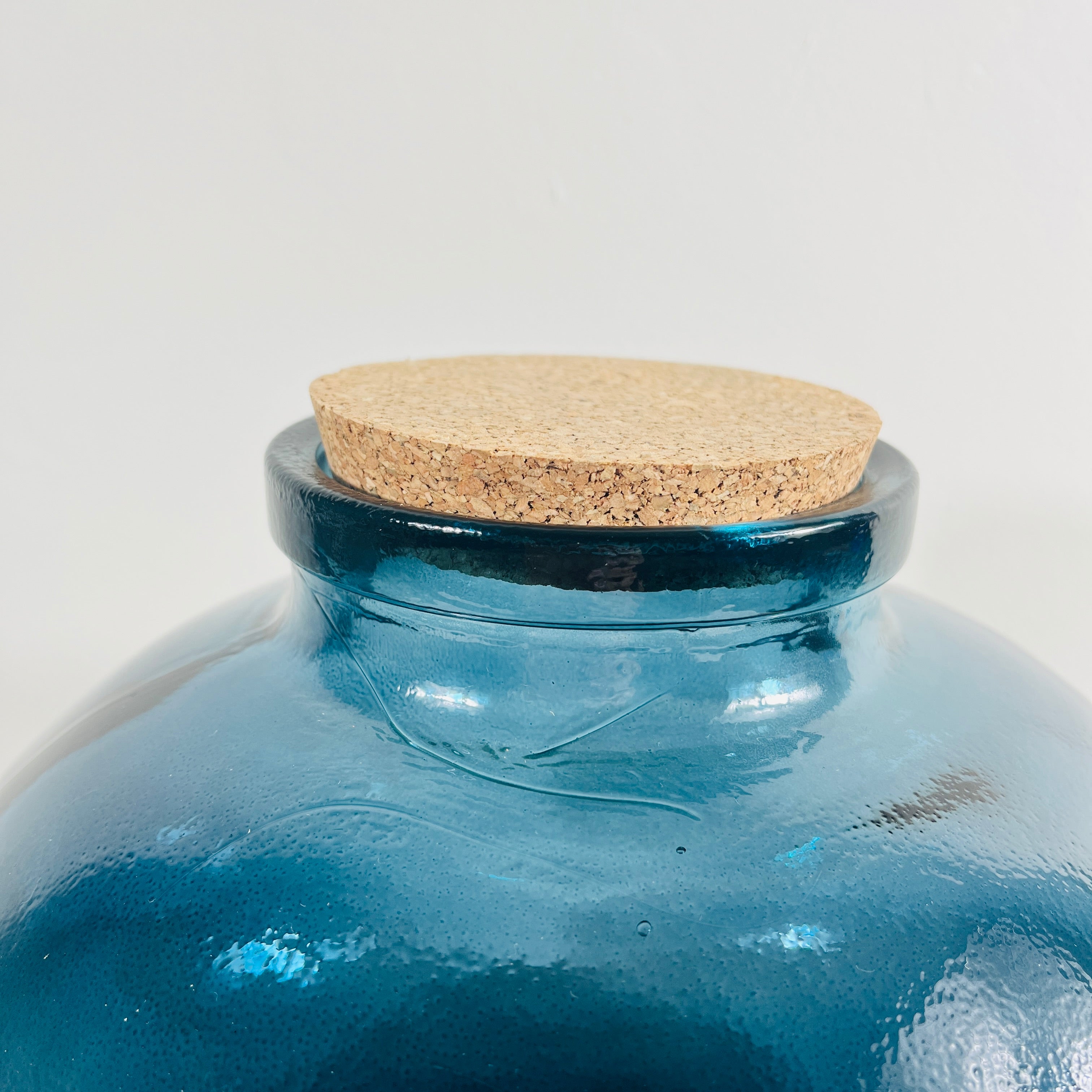 Recycled Glass Garrafa Jar Vase 23cm