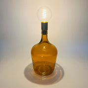 Cordless LED Demijohn Bottle Light with Cork & Brass Holder