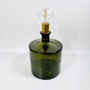 Cordless LED Frances Bottle Light with Cork & Brass Holder