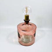 Cordless LED Frances Bottle Light with Cork & Brass Holder