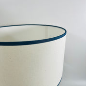 Simplicity Recycled Glass 41cm Lamp and Shade Set