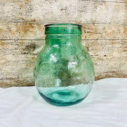 Recycled Glass Large Storage Honey Vase 24cm