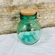 Recycled Glass Large Storage Honey Vase 24cm